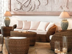 MOBIKA GARDEN Садовый диван 3 мест из ткани sunbrella® Ios