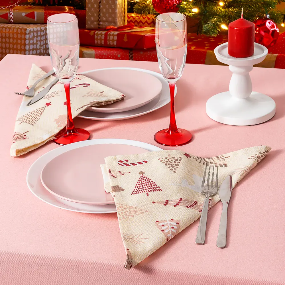 Салфетка сервировочная Форест 40x30 см бежевая Altali STLM-2009399 - Вид №4