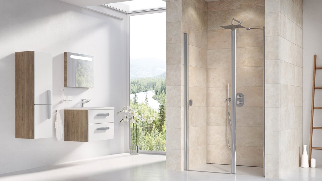 CSD2-120  белый+стекло Transparent Ravak 0QVGC100Z1 - Вид №1