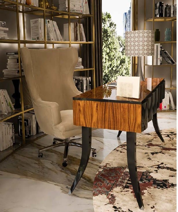 Письменный стол / туалетный столик из шпона GUERRA VANNI Оскар ARCH-00024984 - Вид №2