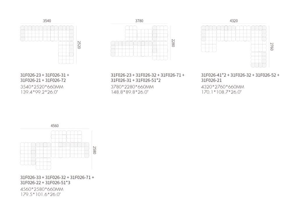 Кожаный модульный диван HC28 maison HAZY ARCH-00097724 - Вид №7