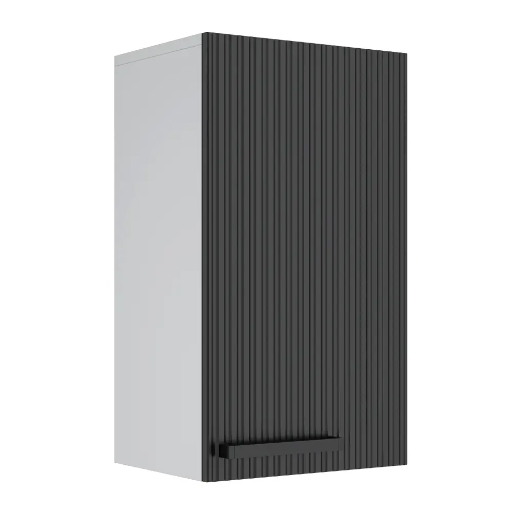 Кухонный шкаф навесной Виль 40x67.6x28.6 см МДФ цвет графит Santreyd STLM-2000836