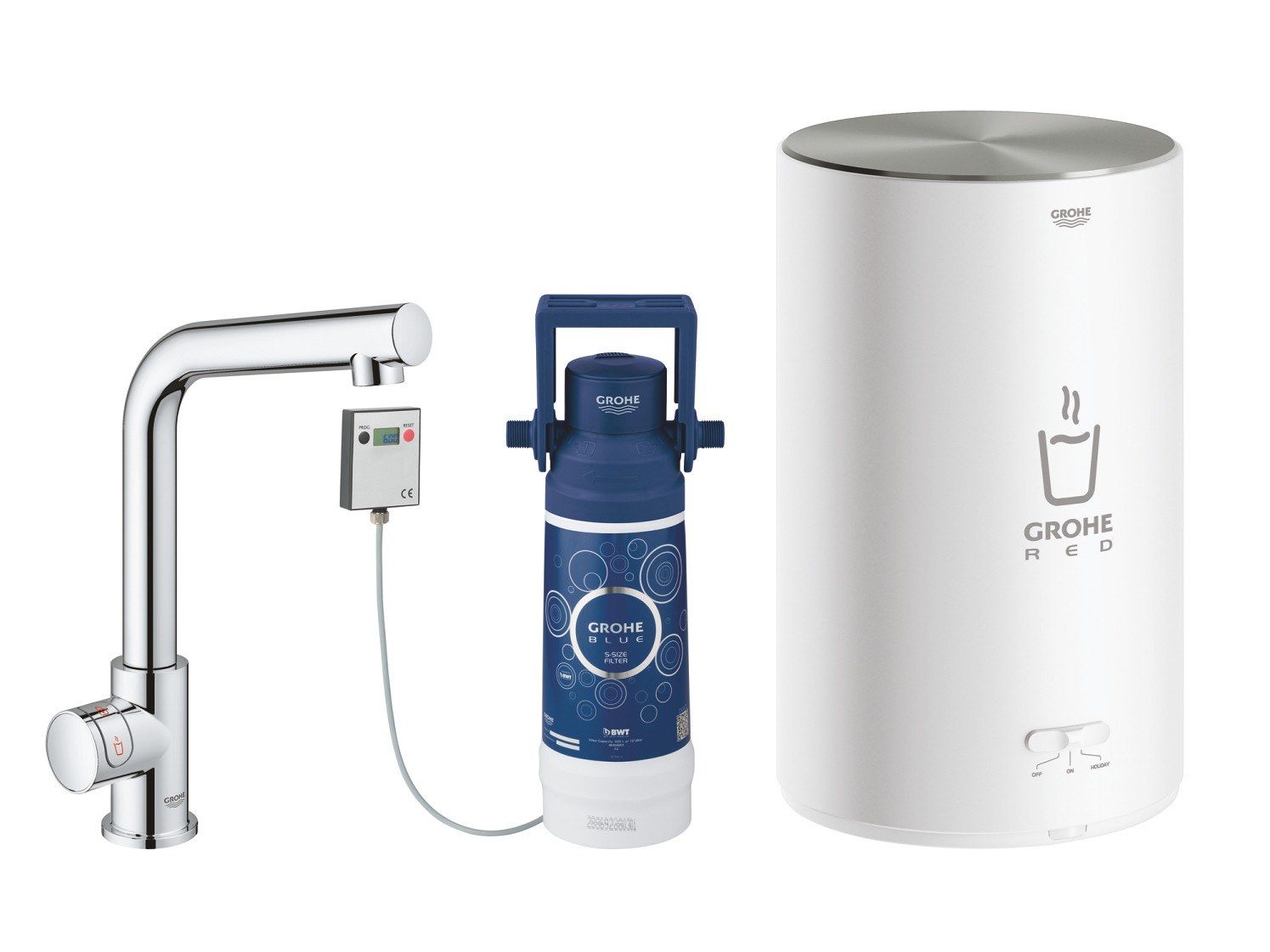 Металлический смеситель для кухни / диспенсер для питьевой воды Grohe Grohe Red® II ARCH-00049254 - Вид №1