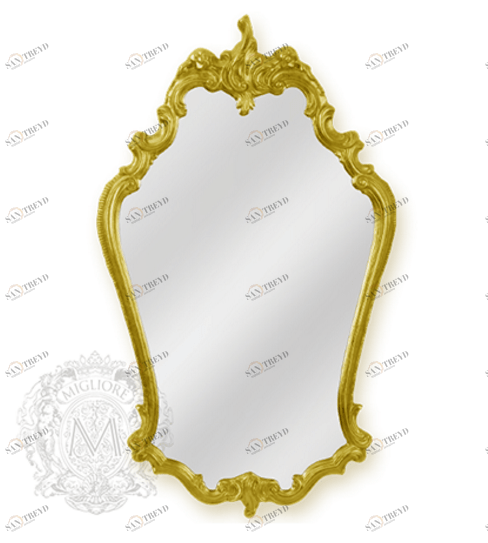 Зеркало фигурное MIGLIORE Complementi ML.COM-70.722, h95*L57*P5 см, золото ML.COM-70.722.DO
