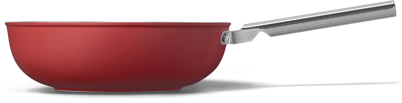 CKFW3001RDM Посуда / сковорода wok 30 см, красная SMEG  - Вид №1