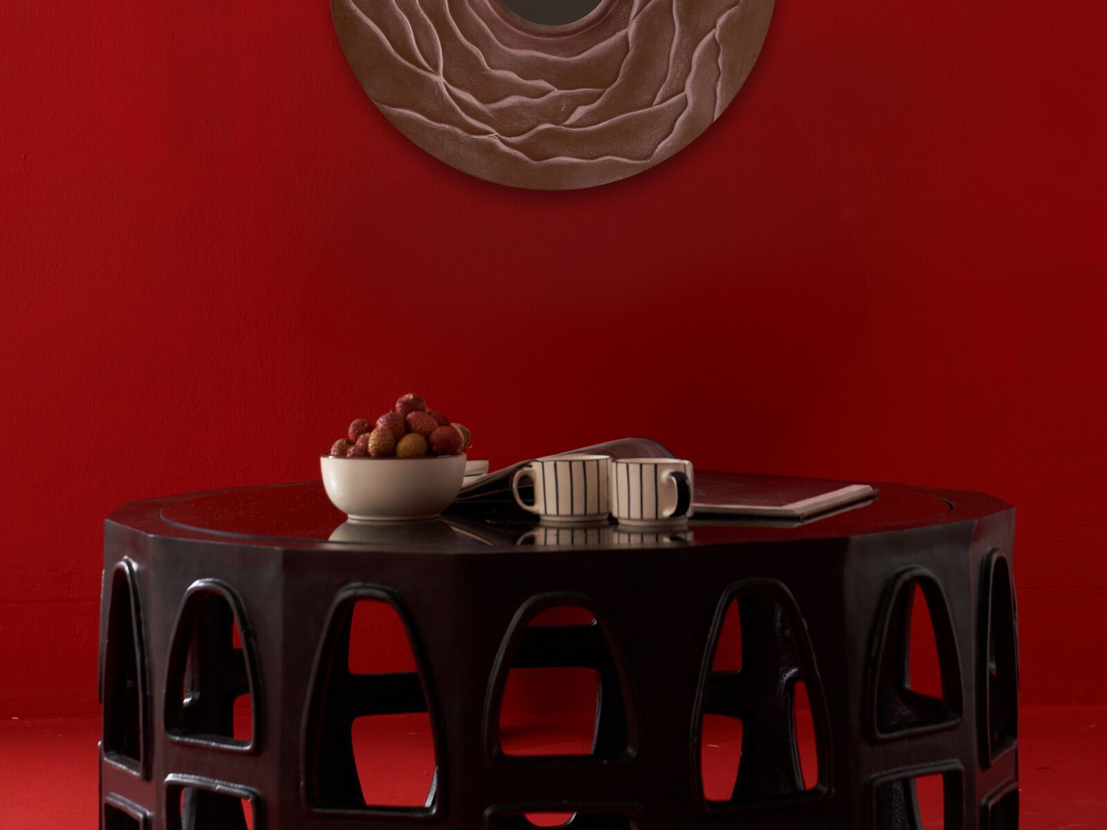 Круглый журнальный столик из алюминия и стекла LO Contemporary COLOSSEUM ARCH-00074219 - Вид №6