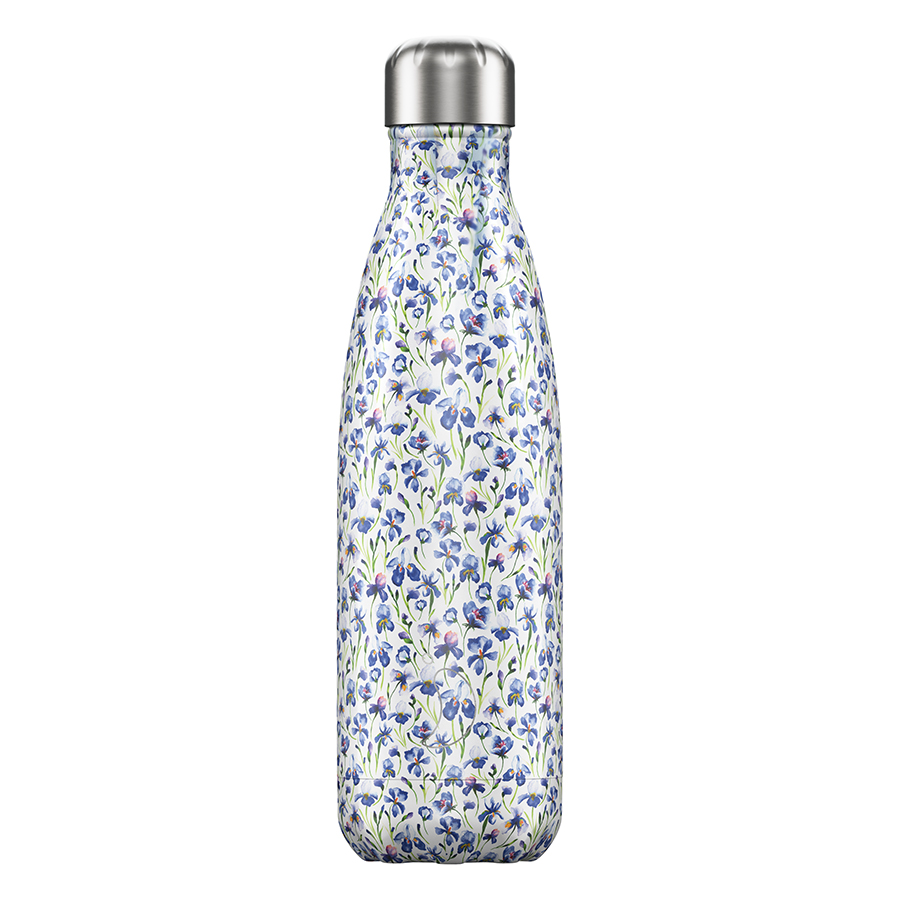 B500FLIRI Термос floral, iris, 500 мл Chilly's Bottles 
