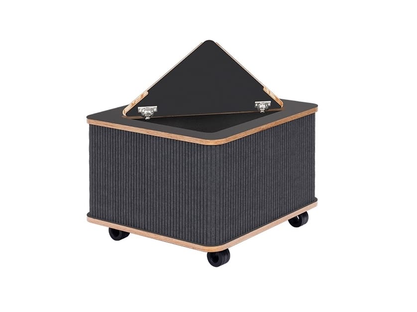 Низкий журнальный столик из войлока с колесами Askia THE CATCHER ARCH-00150503 - Вид №2