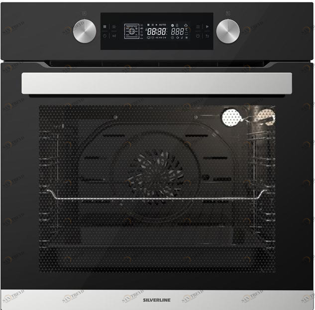 Silverline Многофункциональная встраиваемая духовка из нержавеющей стали класса а sun-id-1407065