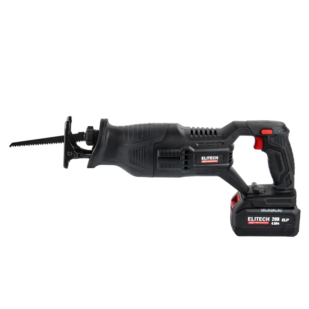 Пила сабельная аккумуляторная Elitech HD SSC 2028BL, 20 В Li-Ion 4 Ач STLM-2056145 - Вид №1