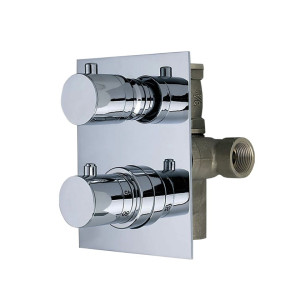 Встраиваемый термостатический смеситель для душа с 2 отверстиями
