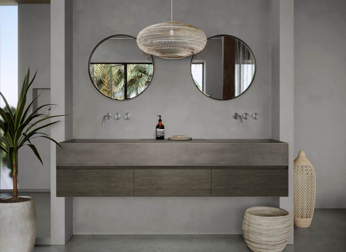 Подвесной прямоугольный двойной умывальник COCOON Maison ARCH-00125699 - Вид №2