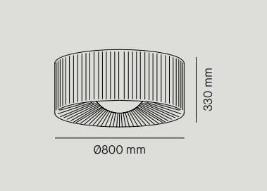 Потолочный светильник из ткани Milan Iluminacion Lap ARCH-00019324 - Вид №2