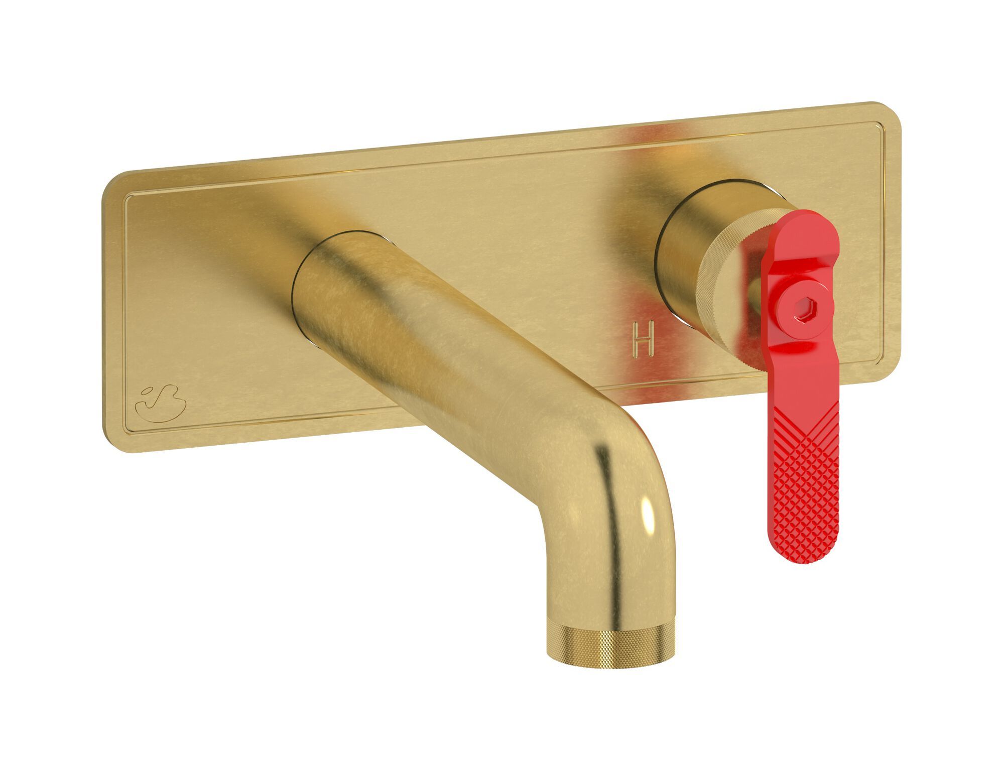 Однорычажный настенный смеситель для раковины с автоматическим сливом IB Bold ARCH-00071487 - Вид №15