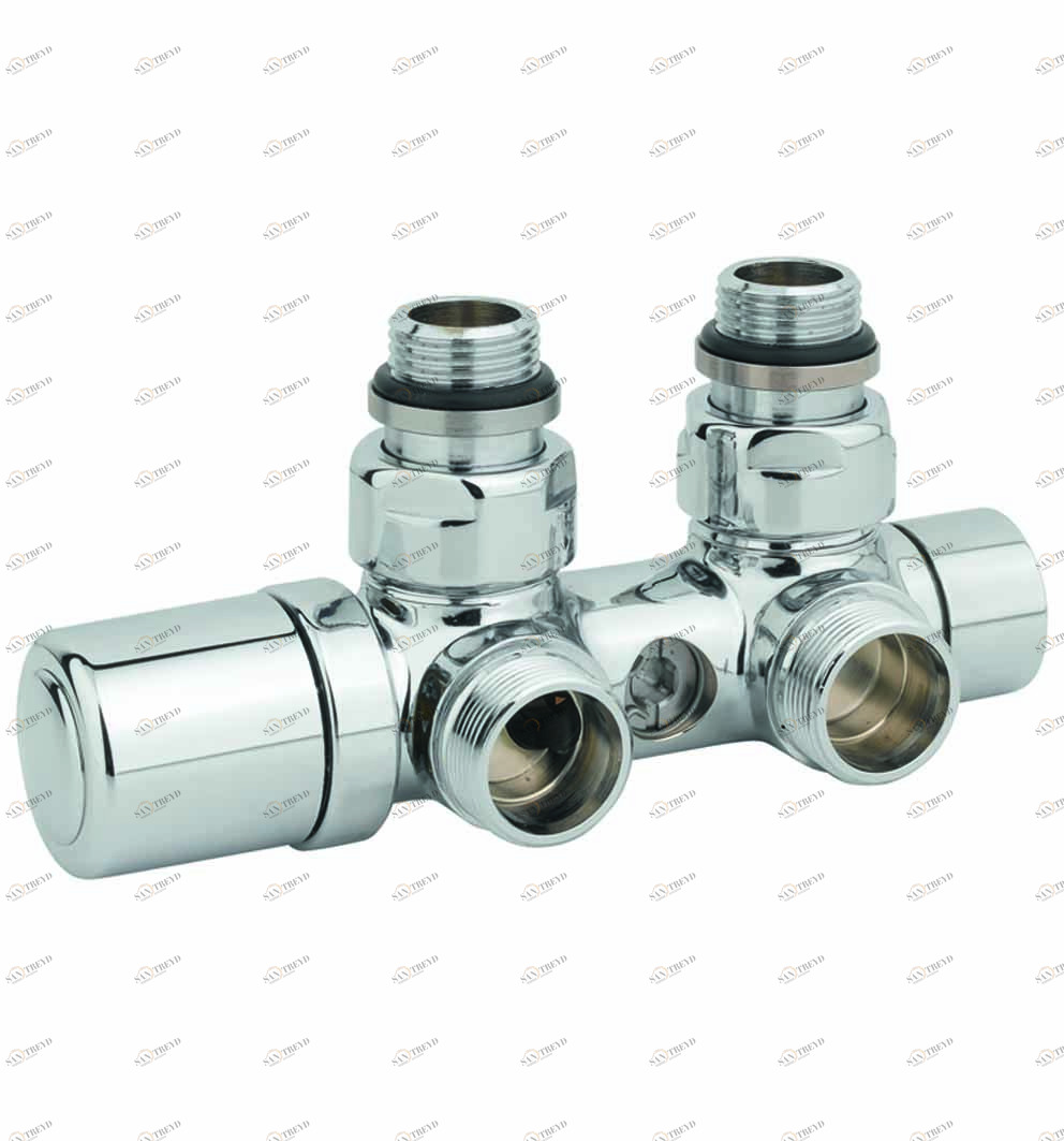 Carlo Poletti V42100RSB Tермостатический прямой кран для железной трубы 