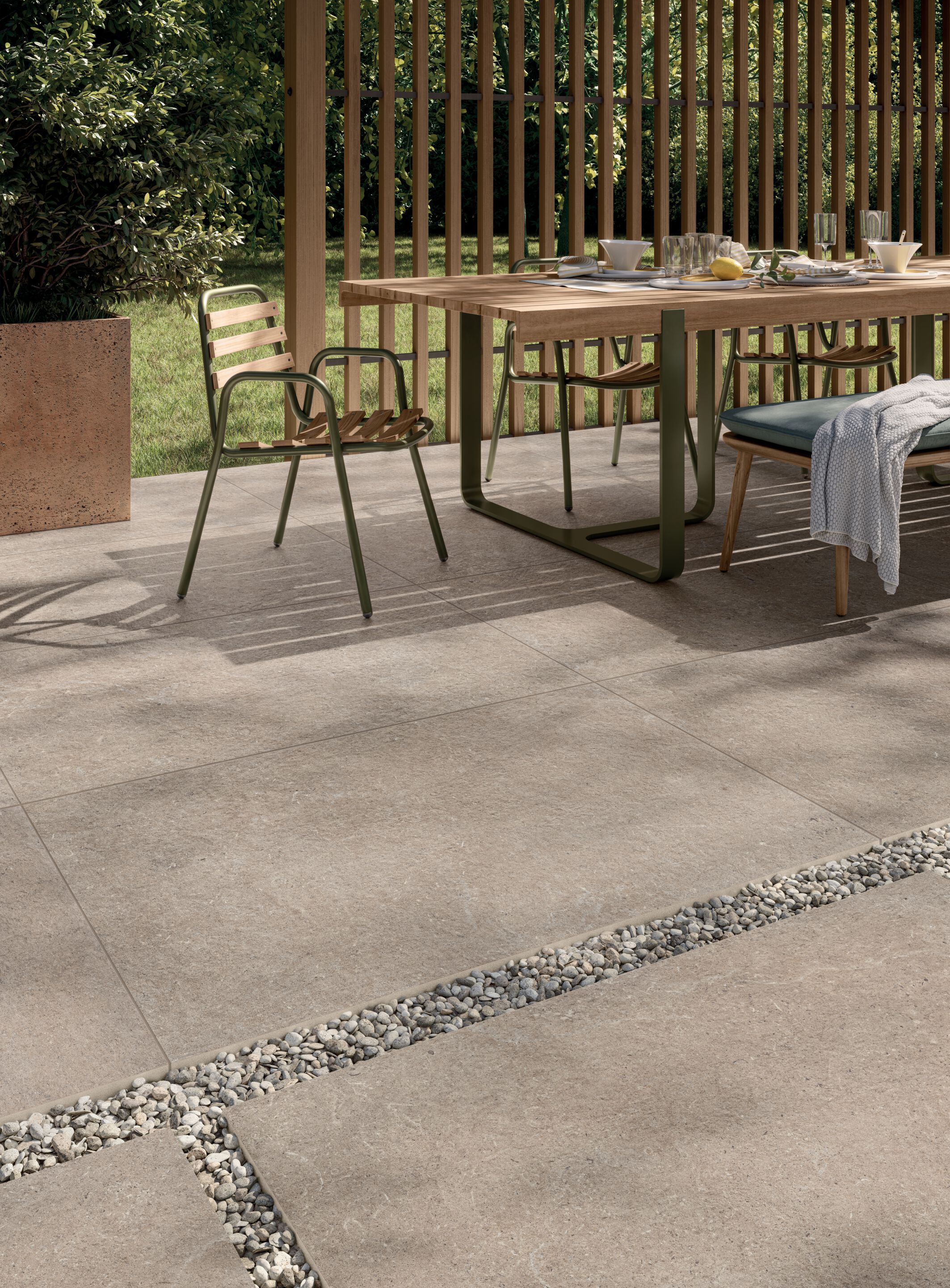 Пол / облицовка керамогранита с эффектом камня Panaria Ceramica Surround ARCH-00101221 - Вид №9