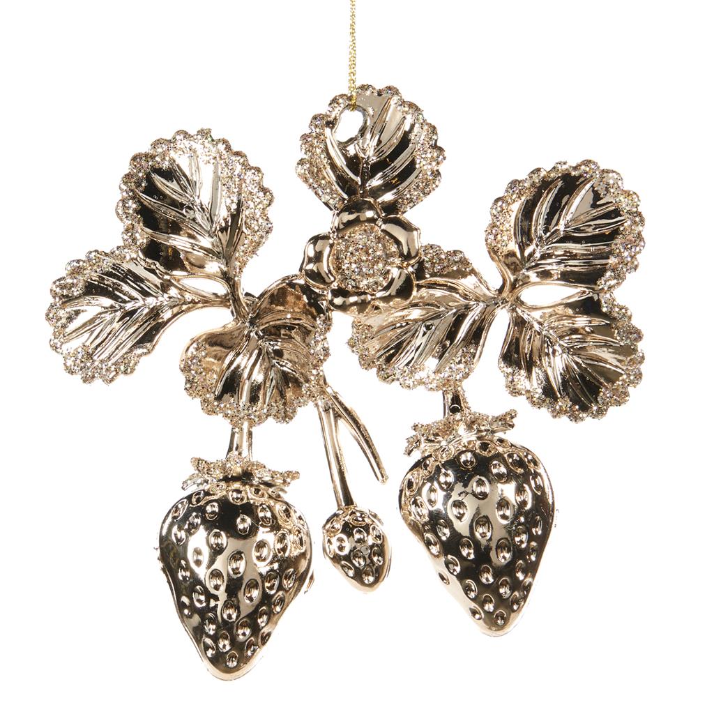 TP 10228 Металлические клубничка розовое золото 12 см GOODWILL Santreyd 