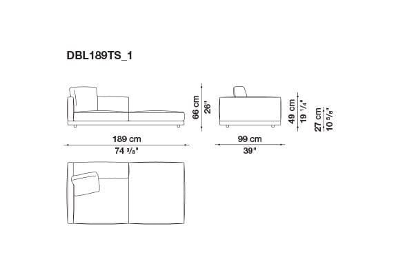 Кожаный диван B&B Italia док ARCH-00106863 - Вид №137