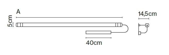 Светодиодный настенный светильник из поликарбоната Marset Neón de Luz ARCH-00091860 - Вид №2