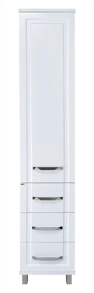 91559235 Шкаф для ванны напольный Misty П-Тер0504001-3ЯП 40x190см цвет белый STLM-0968642