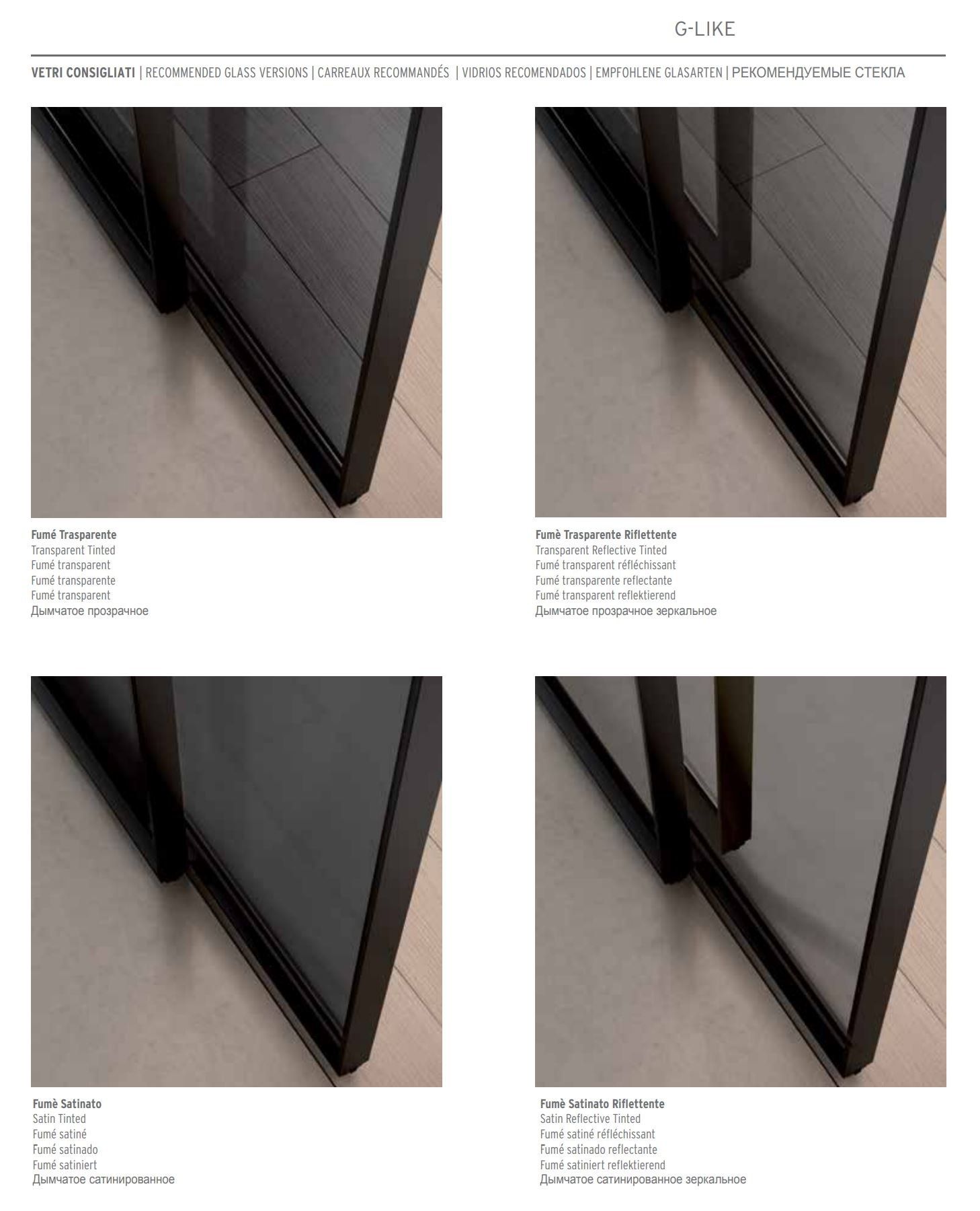 Стеклянная и алюминиевая конструкция распашной двери GIDEA G-Like ARCH-00101676 - Вид №13