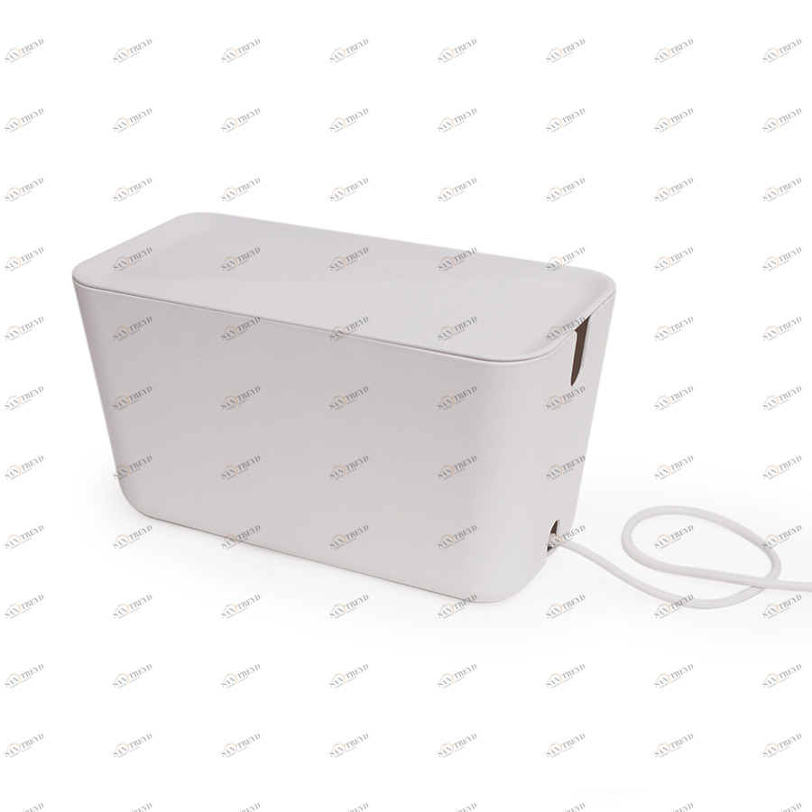 Органайзер белый для проводов большой Cablebox BOSIGN  00-3872107 Белый 