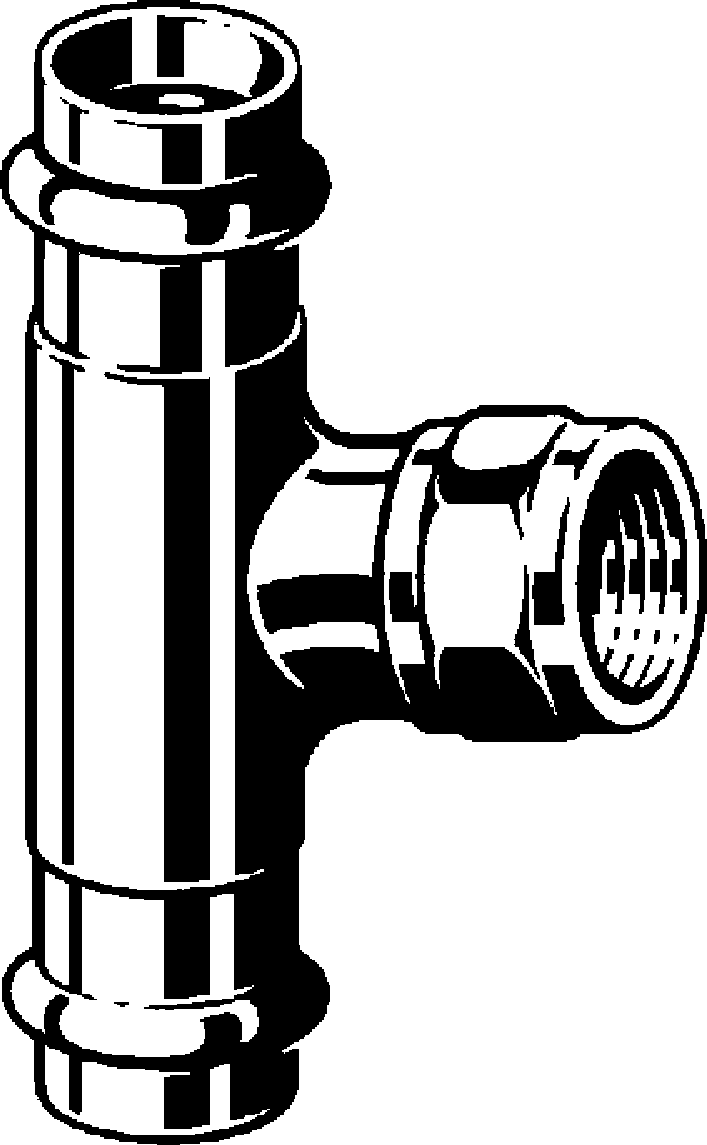Viega Тройник Profipress S 4517.2 (628666) 628 666 - Вид №1