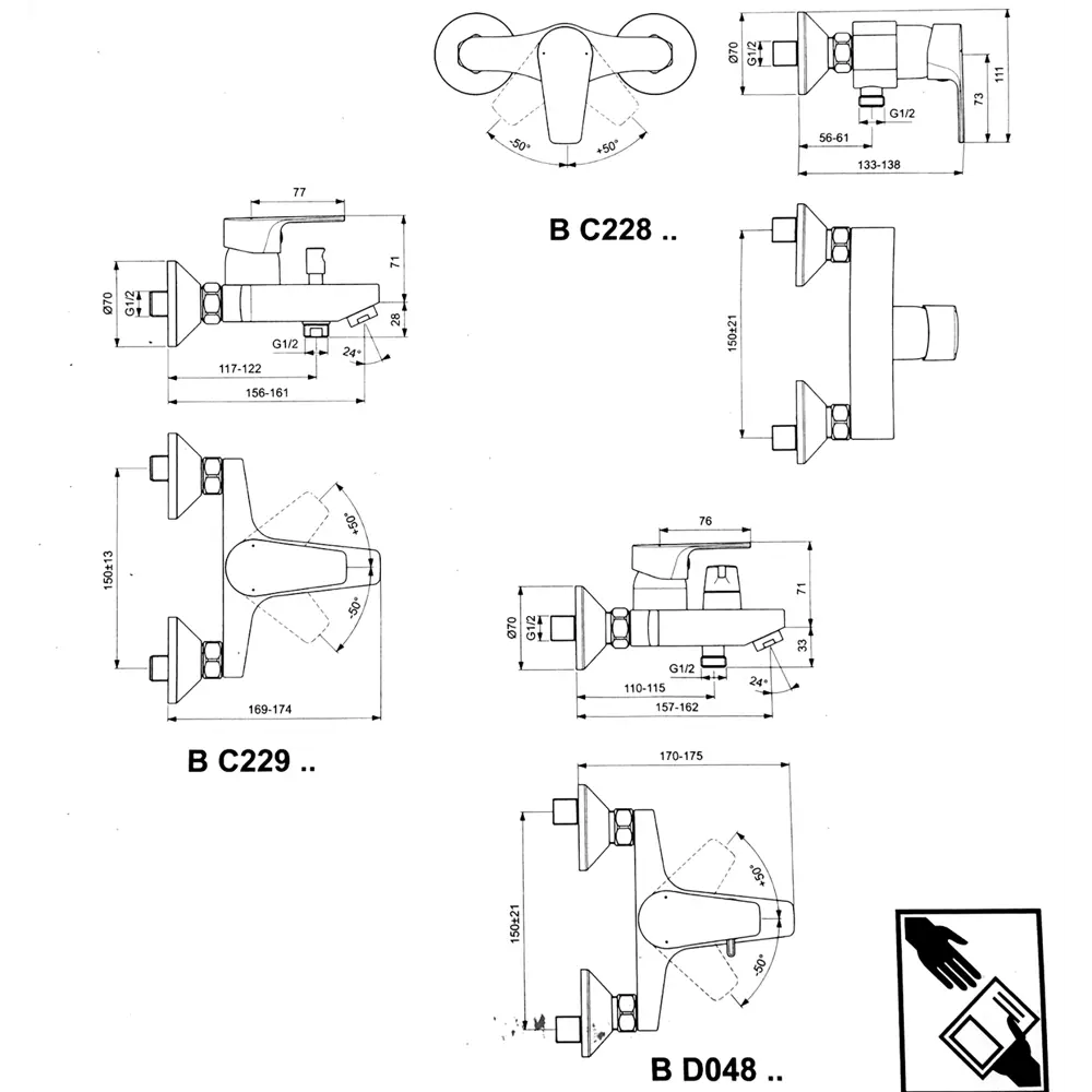 Смеситель для ванны Ideal Standard Esla однорычажный цвет хром 82640763 STLM-2152682 - Вид №4