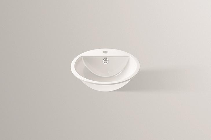 2406000000 Встраиваемая раковина, eb.s450h, белая, proshield Alape серия S 