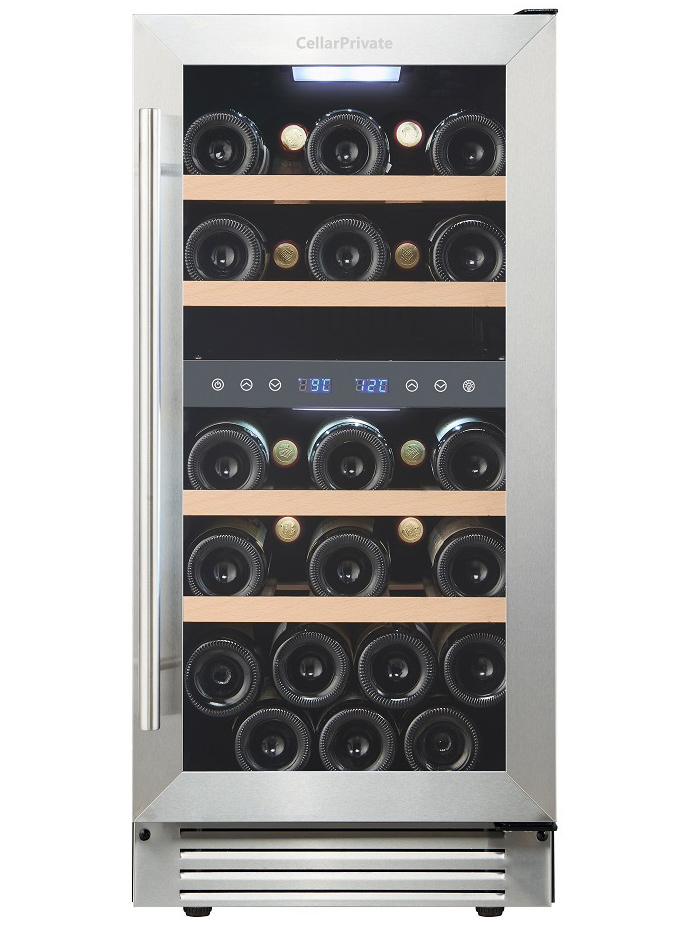 9943159 Винный шкаф Cellar Private CP027-2T серебристый STDN-0137301 - Вид №3