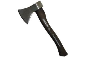 16230505 Топор c деревянной Hickory ручкой 36см, с чехлом, 600гр 65-670 NIKONA