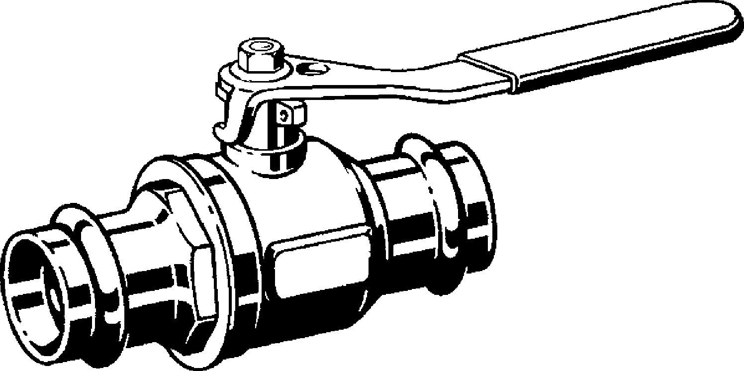 Viega Газовый шаровой кран Profipress G 2670 (492878) 492 878 - Вид №1