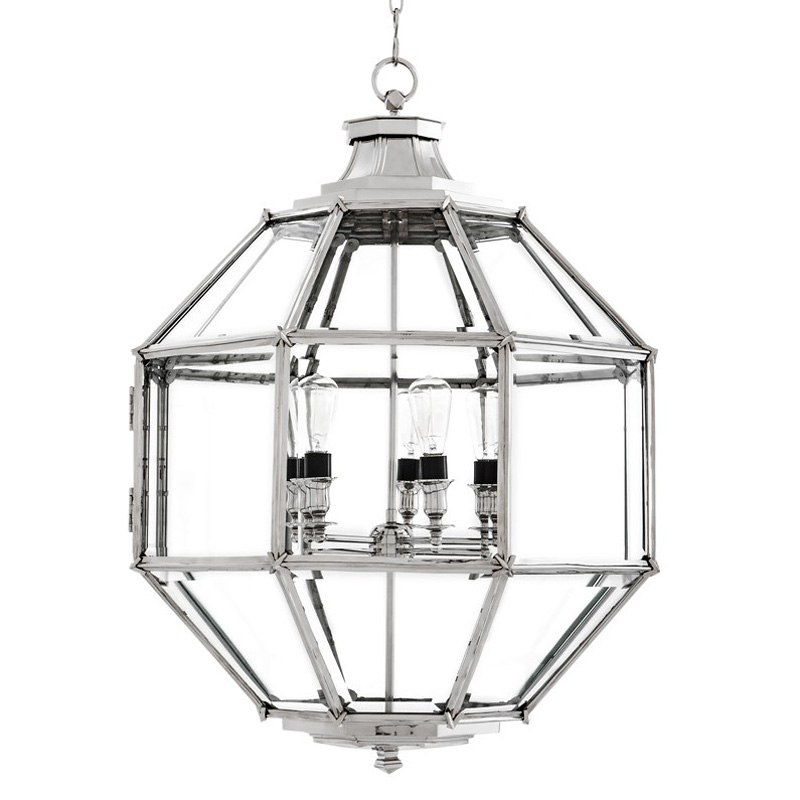 Подвесной светильник 109202 от Eichholtz EICHHOLTZ ДИЗАЙНЕРСКИЕ 243017 Никель  - Вид №1