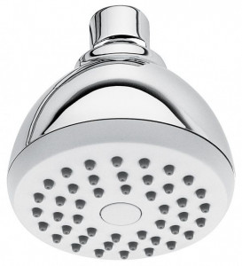 C00654CR Круглая головка для верхнего душа C00654 диаметр 80 мм. ABS, цвет хром