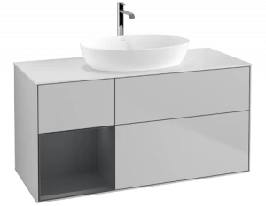 Villeroy&Boch Тумба под раковину Прямоугольная версия F821HGGJ Finion Light Grey Matt Lacquer