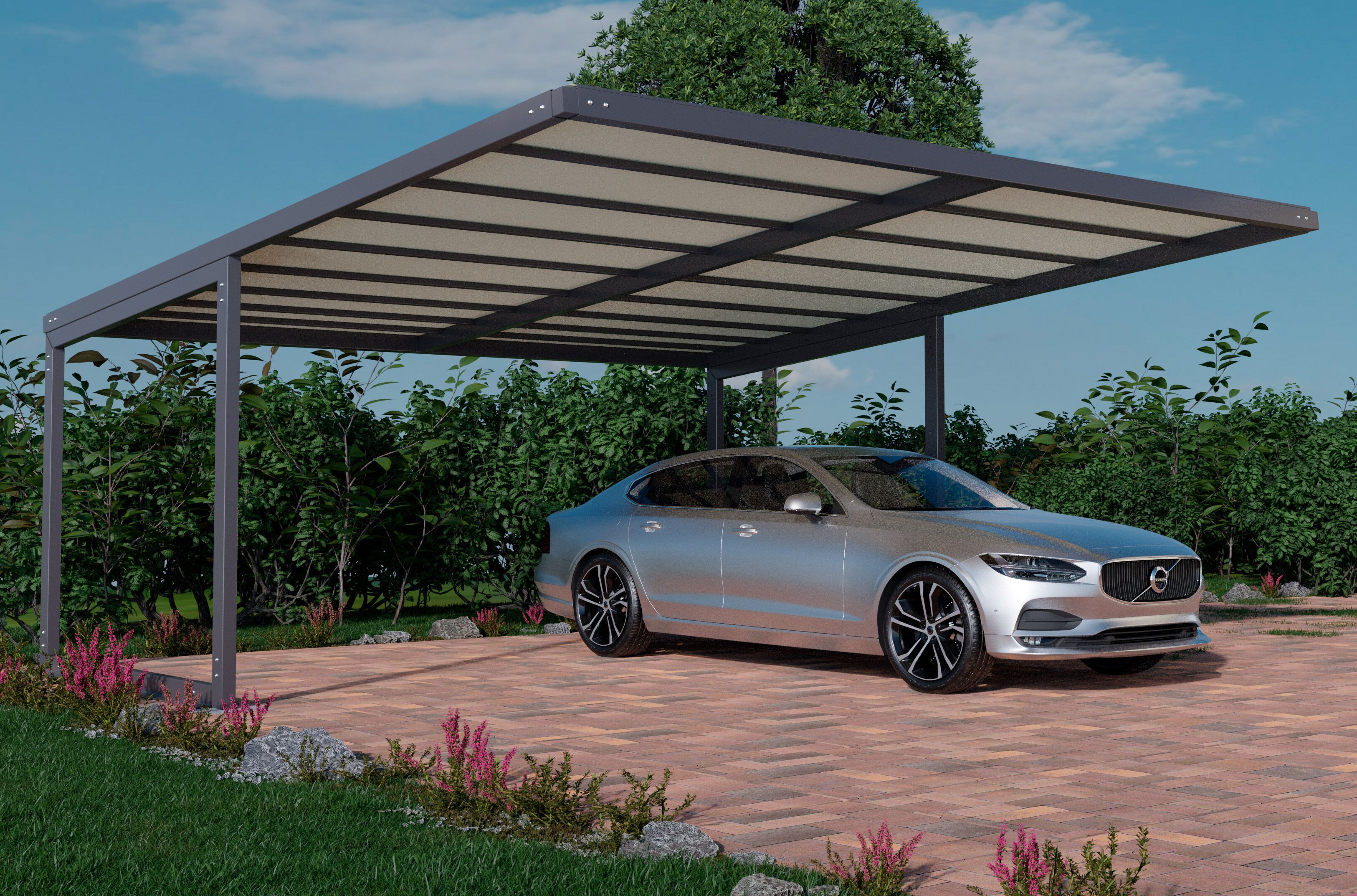 Навесы для автомобилей навес с покрытием из ПВХ с защитой от царапин L'Officina by Adami TS ARCH-00081496 - Вид №1