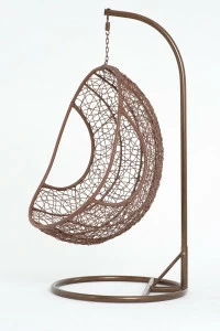 Подвесное кресло коричневое из искусственного ротанга 44-004-11 VINOTTI  00-3885149 Бежевый;коричневый