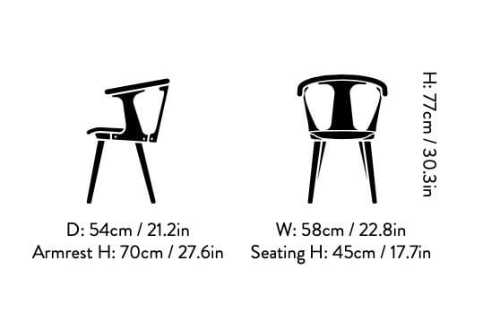 Деревянный стул с мягким сиденьем In Stock &amp ARCH-00083056 - Вид №5
