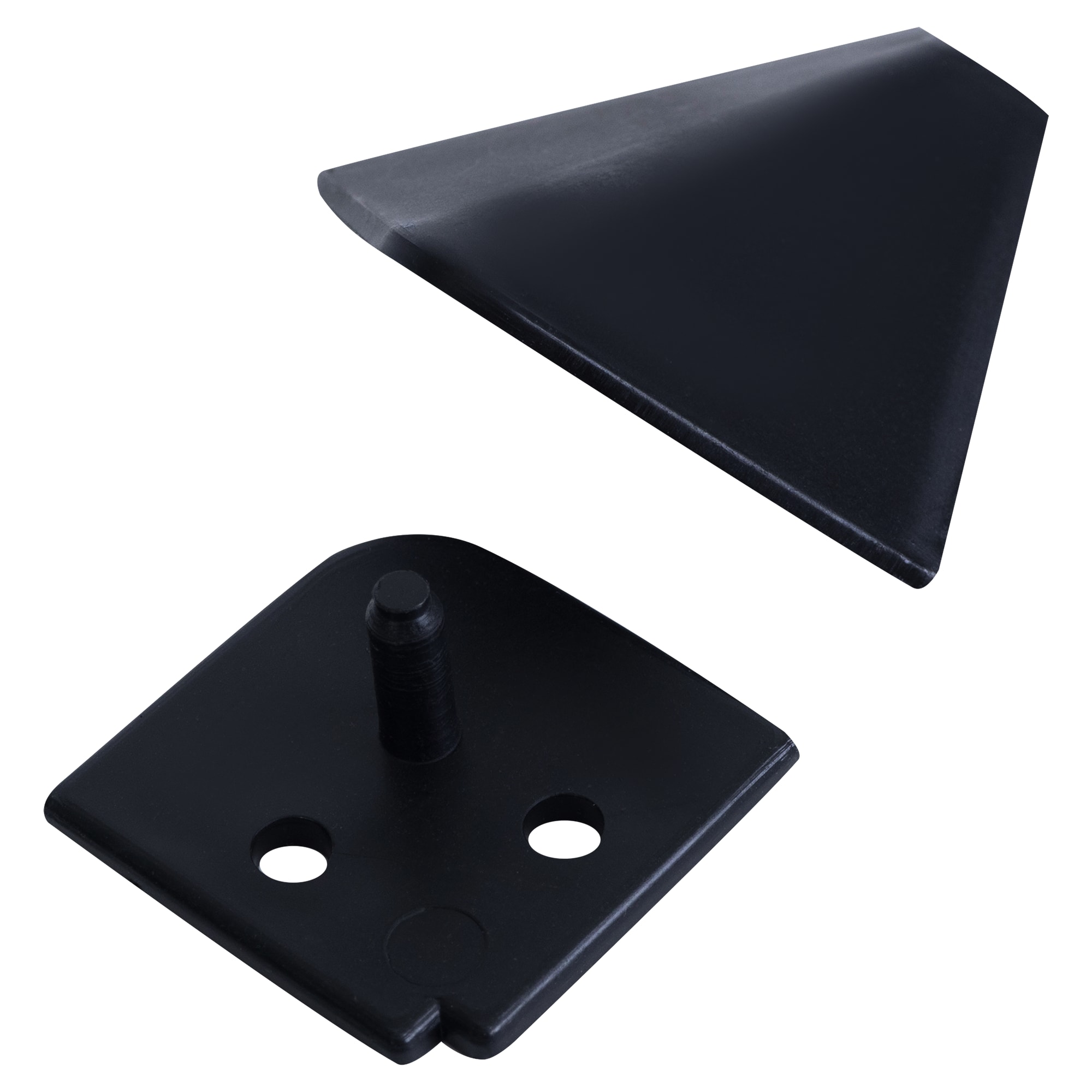 17871531 Заглушки к плинтусу цвет черный, 6 шт Santreyd  - Вид №2