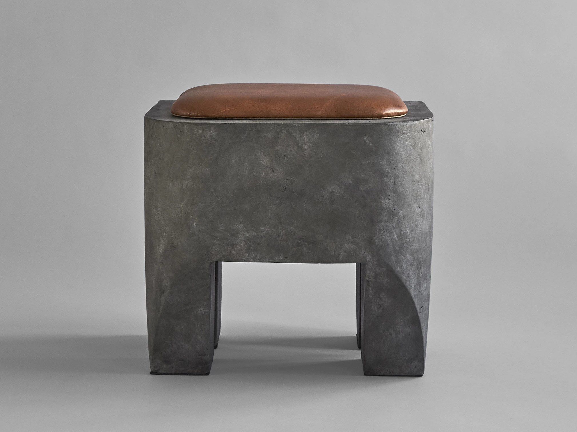 Кожаная квадратная однотонная подушка 101 Copenhagen Sculpt ARCH-00110314 - Вид №2