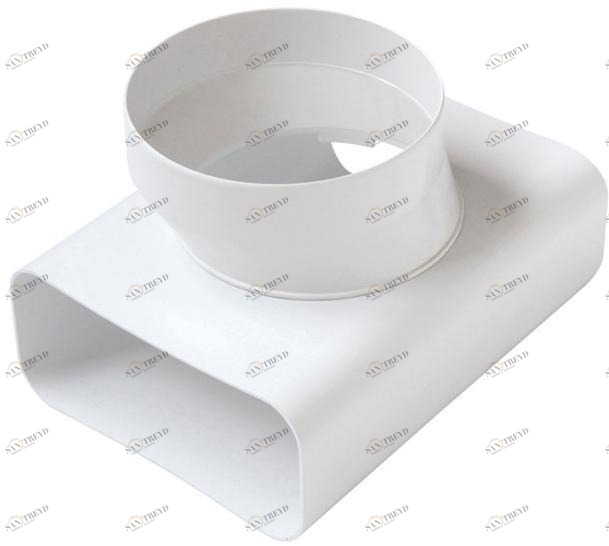 First Corporation Вертикальный эксцентриковый t-образный фитинг La ventilazione Crtv126b