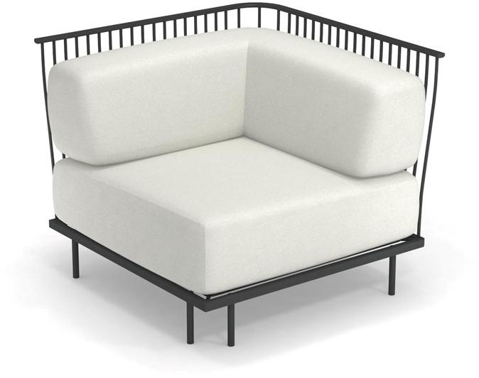 emu Угловое садовое кресло с тканевой обивкой Cannolè 1082 - 1083 - 1084 - Вид №8