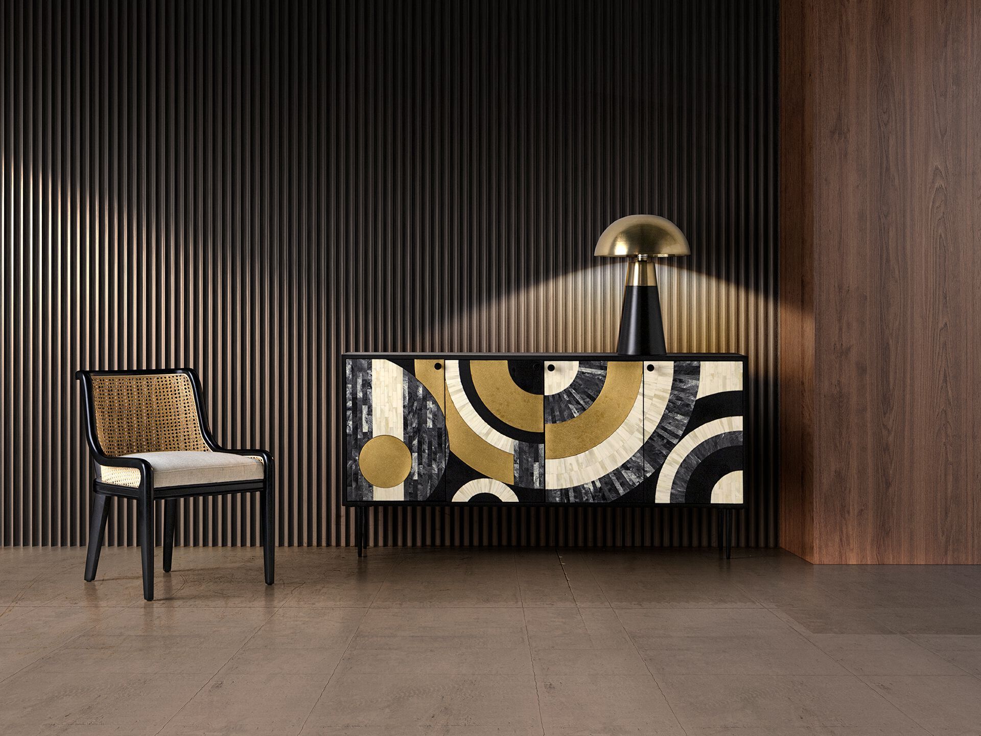 Деревянный стул с мягким сиденьем Vical Home VELBURG ARCH-00013983 - Вид №3