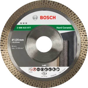Диск алмазный по керамике Bosch Best for Hard Ceramic 2608615077 турбо 125x22.2x1.4 мм 82388334 STLM-2130473