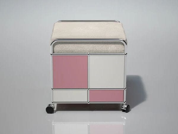 Стальной низкий стул USM TESSELLATE ARCH-00071665 - Вид №2