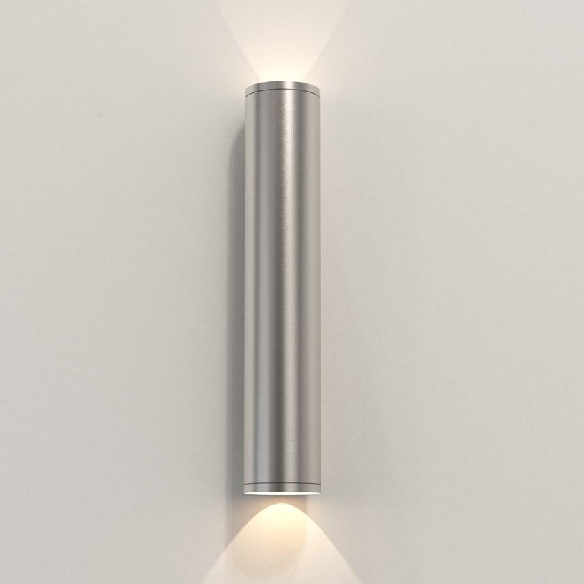 Astro Lighting Настенный светодиодный светильник для улицы с прямым и отраженным светом из нержавеющей стали  1428014 / 1428015  - Вид №1