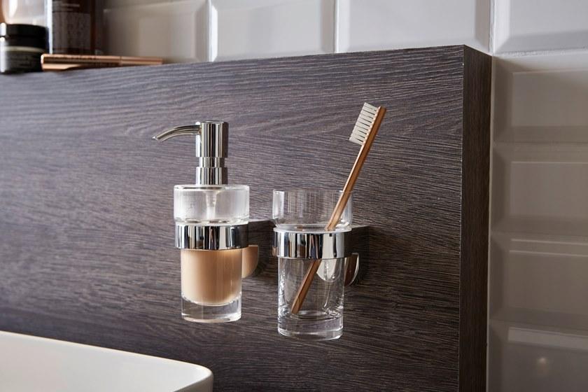 Emco Bad Дозатор мыла со стеклянной стенкой Mundo 3321 001 01 - Вид №2