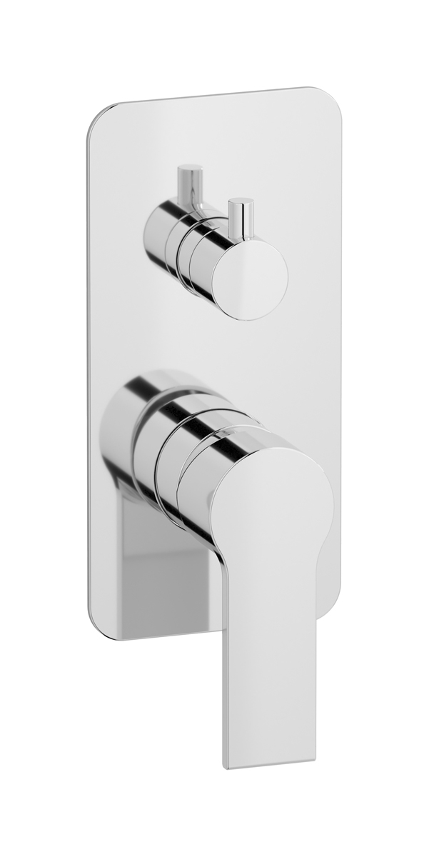 Встроенный смеситель для душа с двухходовым дивертером WE ARE IB wo390ss Chrome Whynot