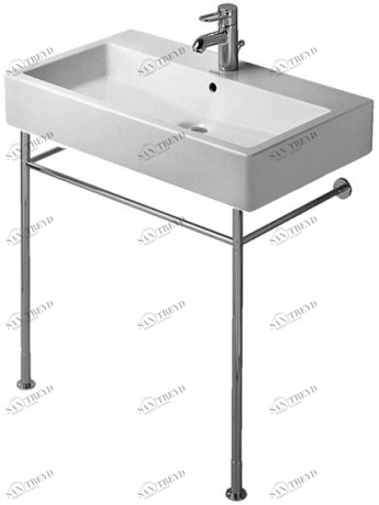 0030751000 Vero Металлическая консоль Хром Duravit