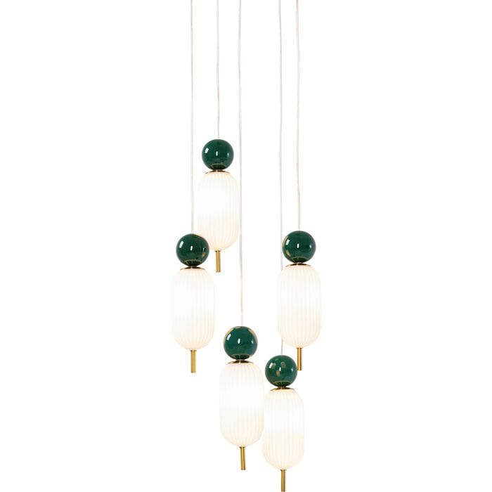 Стеклянный и металлический подвесной светильник KARE Design CHARLESTON ARCH-00075324 - Вид №2